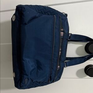 Lug Midnight Blue Quilted Travel Bag